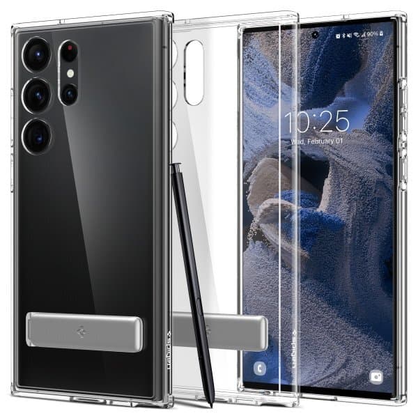 Spigen Samsung Galaxy S23 Ultra Kuori Ultra Hybrid S Crystal Clear