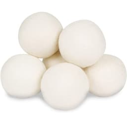 Ulltorkbollar 5x5 cm 6-Pack Vit L