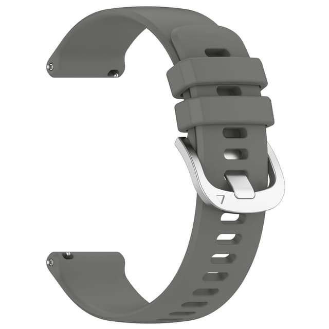 Klokkereim kompatibel med Huawei Watch GT 4 41mm, Garmin Venu 3S, LG Watch Gray