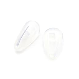 30 paria A3-silikonisia liukumattomia nenätyynyjä silmälaseille Transparent