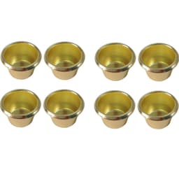 INF 8-pack ljushållare för DIY ljusstakar Guld