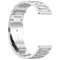 INF Armbåndsurrem i rustfrit stål til Huami Amazfit BIP 5 22mm Sølv
