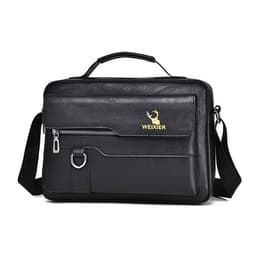 Laptopväska med axelband - Svart