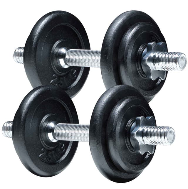 Fit'n Shape Justerbare Håndvekter 20kg, jernplater