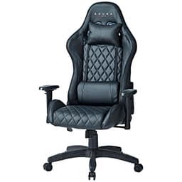 Kuura Gaming Gamerstol RGB, Sort