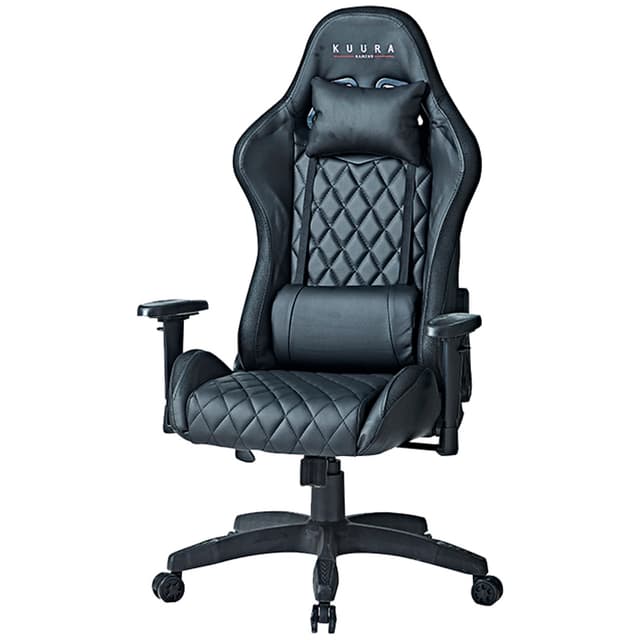Kuura Gaming Gamingstol med RGB, svart