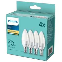 4-pak LED E14 Kron Frost 40W 470lm