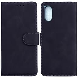 Til Sony Xperia 5 V Solid Farve Pung Beskyttende Telefon Etui