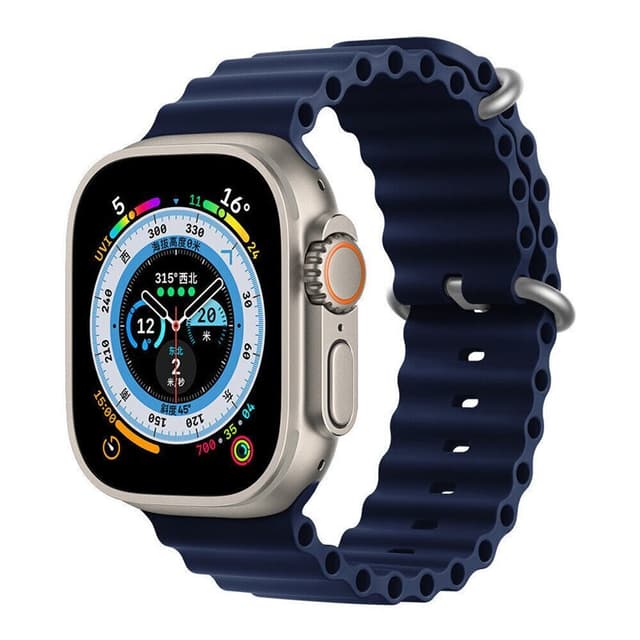 RIB kellon renneke Apple Watch Ultra 2 (49mm) - Tummansininen