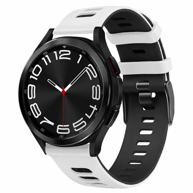 Twin klokkerem Samsung Galaxy Watch 6 Classic (43mm) - Hvit/svart