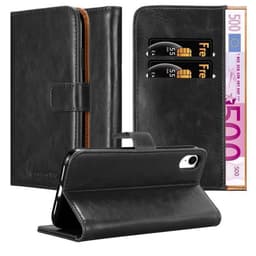 iPhone XR lommebokdeksel etui (svart)