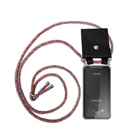 Samsung Galaxy J3 2016 Skal Fodral Kedja (Röd)
