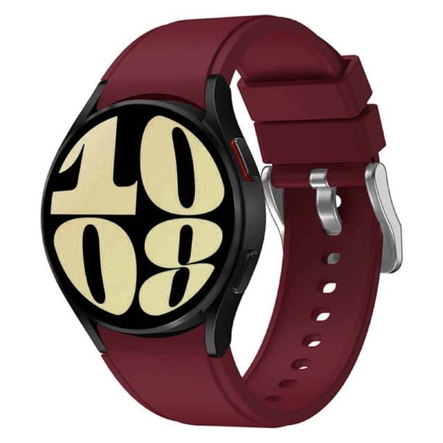 Silikon armbånd No-Gap Samsung Galaxy Watch 6 (44mm) - Wine