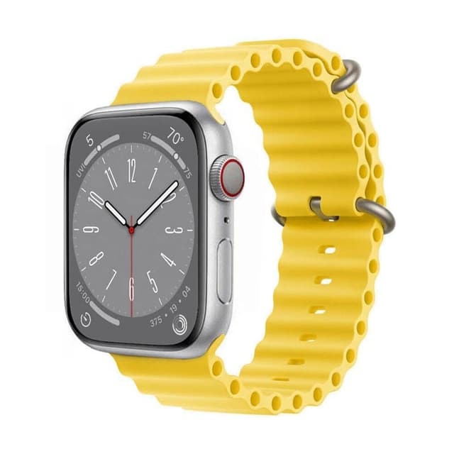 RIB klockarmband Apple Watch 9 (41mm) - Gul