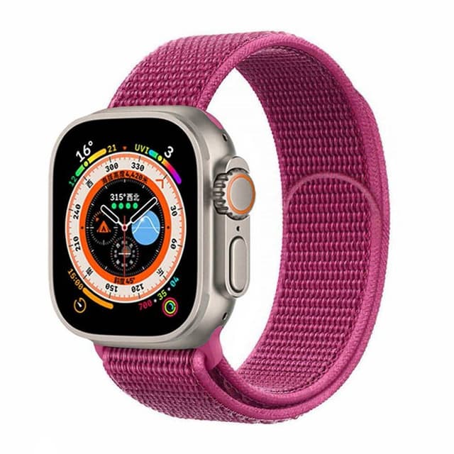 Nailon kellon renneke Apple Watch Ultra 2 (49mm) - Dragon Fruit