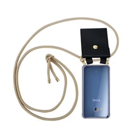 HTC OCEAN / U11 Deksel med Halskjede (brun)