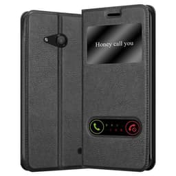 Nokia Lumia 550 lommebokdeksel cover (svart)