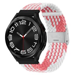 Flettet elastisk armbånd Samsung Galaxy Watch 6 Classic (43mm) - pink