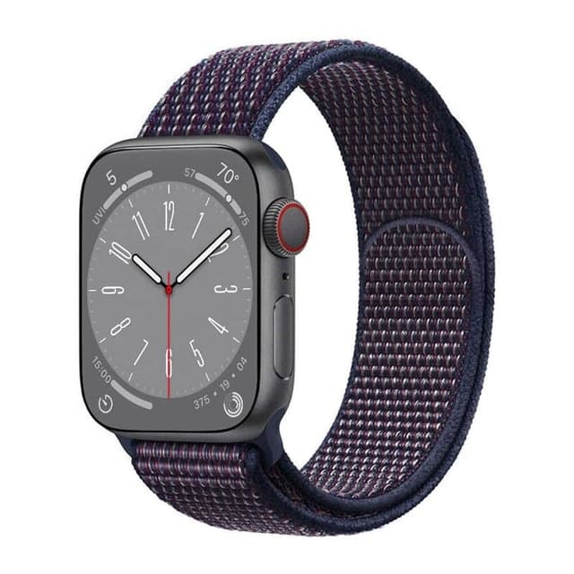 Nylon klockarmband Apple Watch 9 (41mm) - Indigo