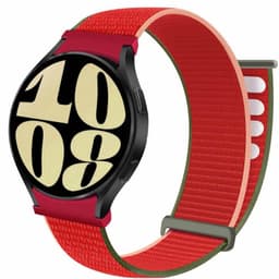 Nylon Armband No-Gap Samsung Galaxy Watch 6 (44mm) - Strawberry