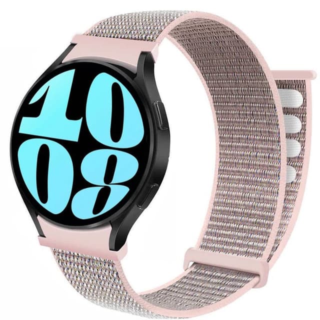 Nailon kellon renneke No-Gap Samsung Galaxy Watch 6 (40mm) - Pink Sand