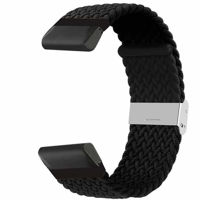 Punottu kellon ranneke Garmin Fenix 7X - Black