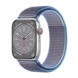 Nylon klokkerem Apple Watch 9 (45mm) - Cerulean