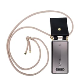LG V20 Deksel med Halskjede (rosa)