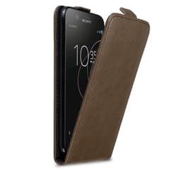 Sony Xperia XZ1 Suojakuori Lompakkokotelo (Ruskea)