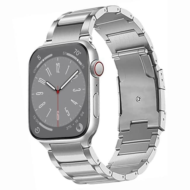 Urrem BEAD Titanium Apple Watch 9 (41mm) - Sølv