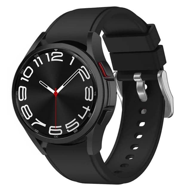 Silikon armbånd No-Gap Samsung Galaxy Watch 6 Classic (43mm) - Svart