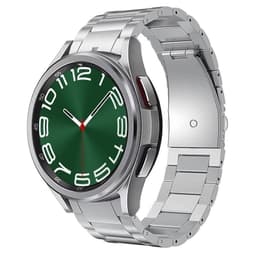 Armbånd titanium No-Gap Samsung Galaxy Watch 6 Classic (43mm) - Sølv