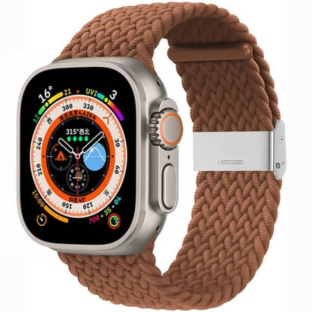 Flettet klokkerem Apple Watch Ultra 2 (49mm) - Brown