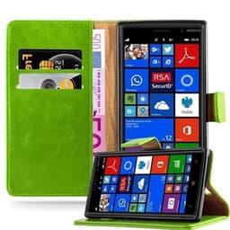 Nokia Lumia 830 lommebokdeksel etui (grønn)