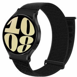 Nylon Armband No-Gap Samsung Galaxy Watch 6 (44mm) - Dark Black
