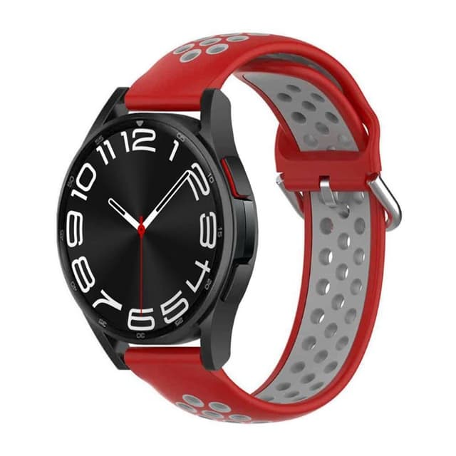 EBN Sport klokkereim Samsung Galaxy Watch 6 Classic (43mm) - Rød/grå