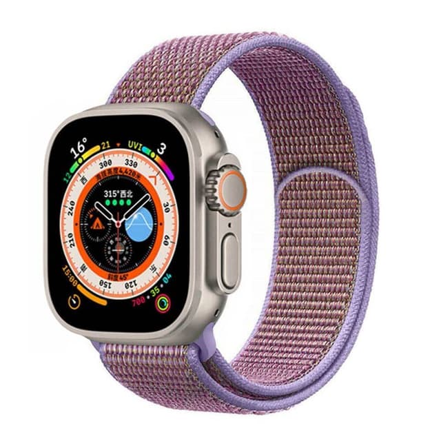 Nailon kellon renneke Apple Watch Ultra 2 (49mm) - Lilac