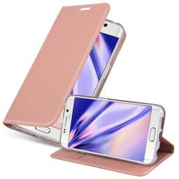 Cover Samsung Galaxy S6 EDGE Etui Case (Lyserød)