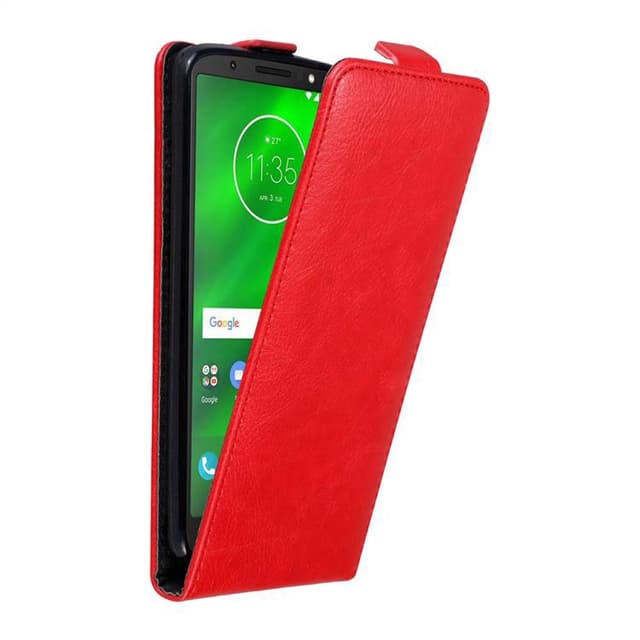 Motorola MOTO G6 Pungetui Flip Cover (Rød)