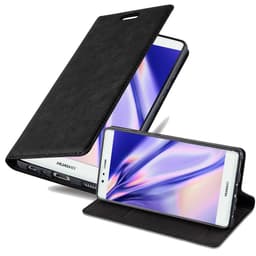Huawei P9 lommebokdeksel case (svart)