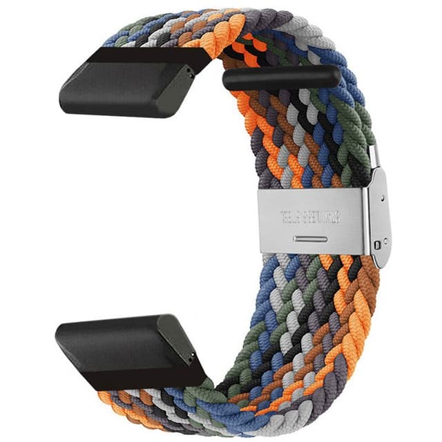 Flätat klockarmband Garmin Quatix 6 - Salamander