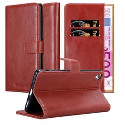 Sony Xperia XA ULTRA lommebokdeksel etui (rød)