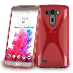 LG G3 STYLUS Skal Fodral Case (Röd)