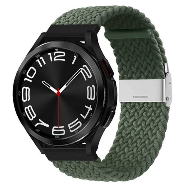 Flettet elastisk armbånd Samsung Galaxy Watch 6 Classic (43mm) - Army