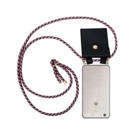 Huawei P8 LITE 2015 Skal Fodral Kedja (Röd)