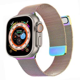 Milanese magnetisk urrem Apple Watch Ultra 2 (49mm) - Rainbow