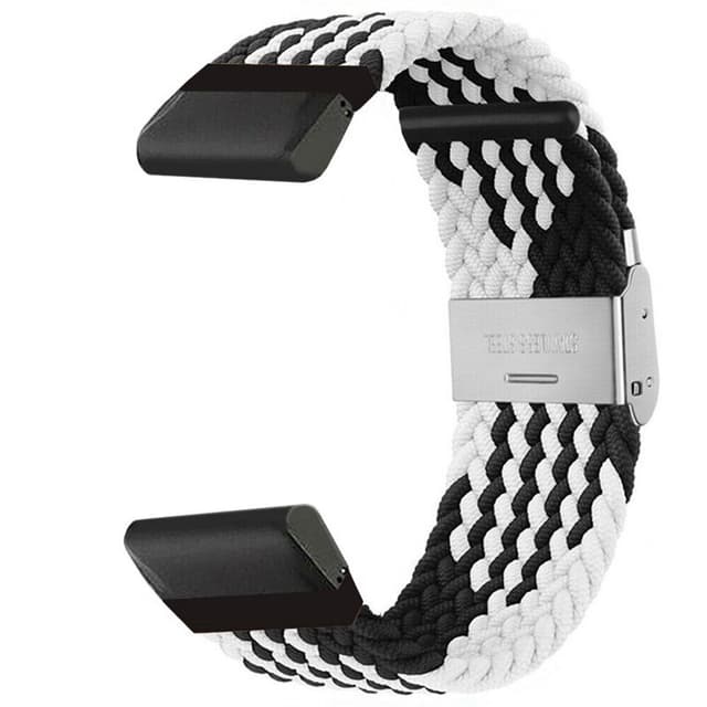Flettet Urrem Garmin Quatix 7X - Blackwhite