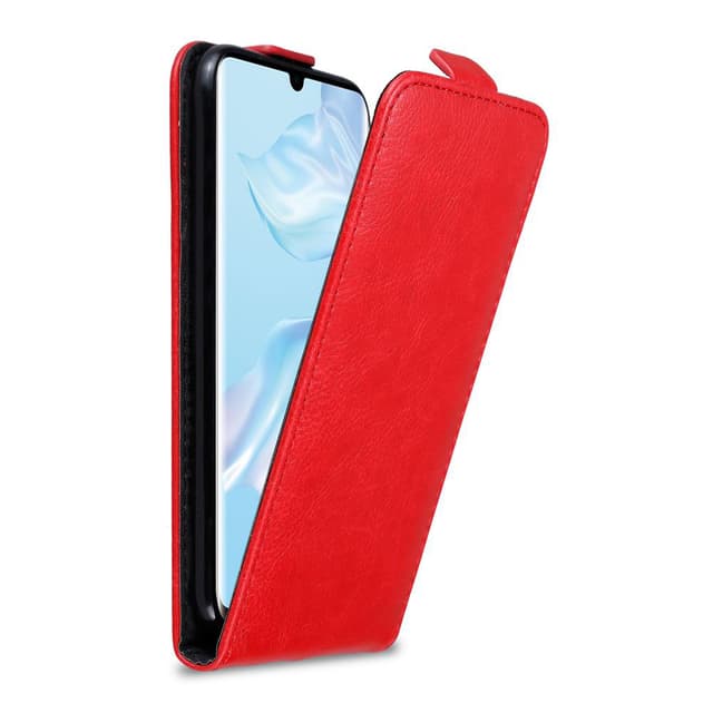 Huawei P30 PRO Suojakuori Lompakkokotelo (Punainen)