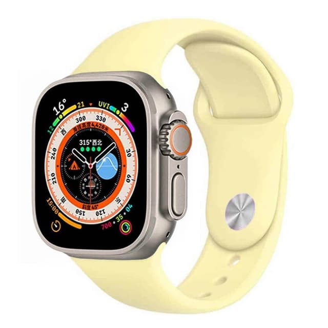 Sport kellon renneke Apple Watch Ultra 2 (49mm) - Light yellow