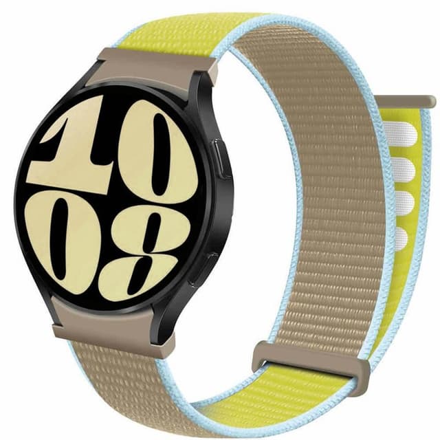 Nailon kellon renneke No-Gap Samsung Galaxy Watch 6 (44mm) - Camel